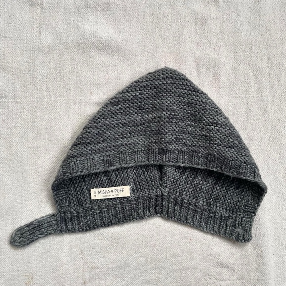 Misha and Puff Merino Wool Bonnet Child Toddler Hat - Picture 2 of 3